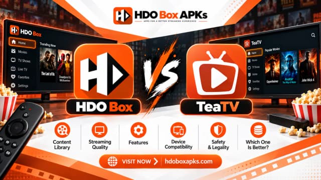 HDO Box vs TeaTV (2026 Comparison): Features, Speed & Quality
